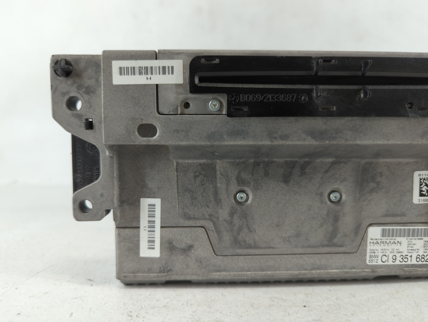 2015 Bmw 528i Radio AM FM Cd Player Receiver Replacement P/N:CI 9 351 682 01 Fits OEM Used Auto Parts - Oemusedautoparts1.co