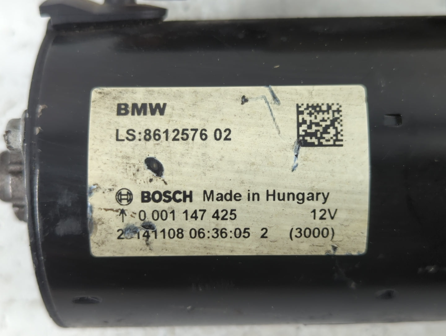 2014-2016 Bmw 528i Car Starter Motor Solenoid OEM P/N:8612576 02 0 001 147 425 Fits Fits 2012 2013 2014 2015 2016 2017 2018 