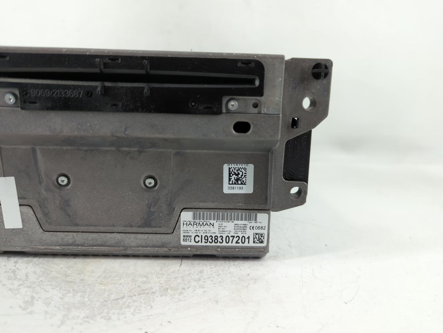 2015-2015 Bmw 528i Am Fm Cd Player Radio Receiver - Oemusedautoparts1.com