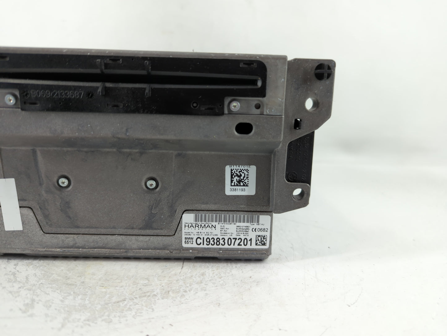 2015-2015 Bmw 528i Am Fm Cd Player Radio Receiver - Oemusedautoparts1.com