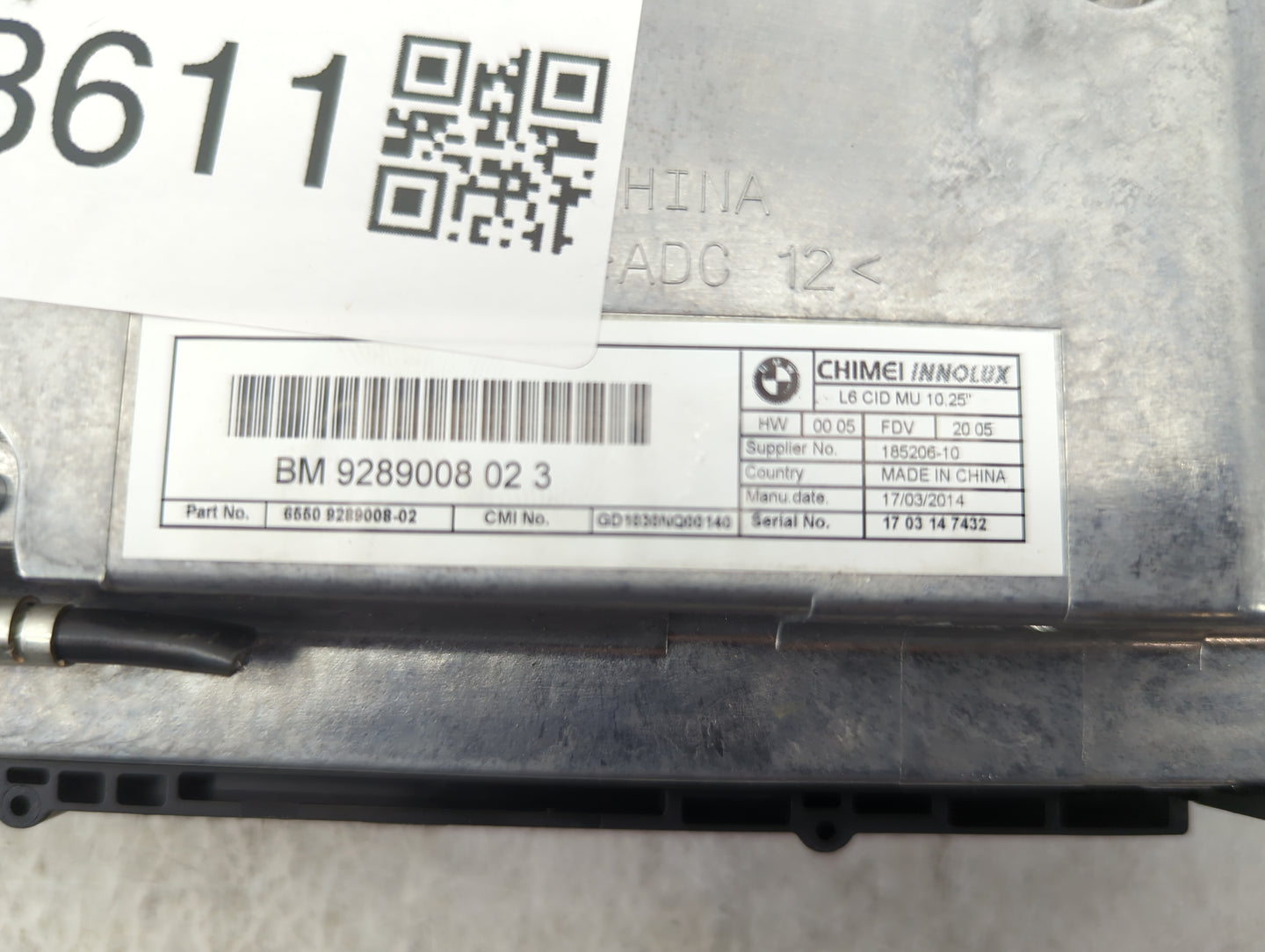 2011-2016 Bmw 535i Information Display Screen - Oemusedautoparts1.com