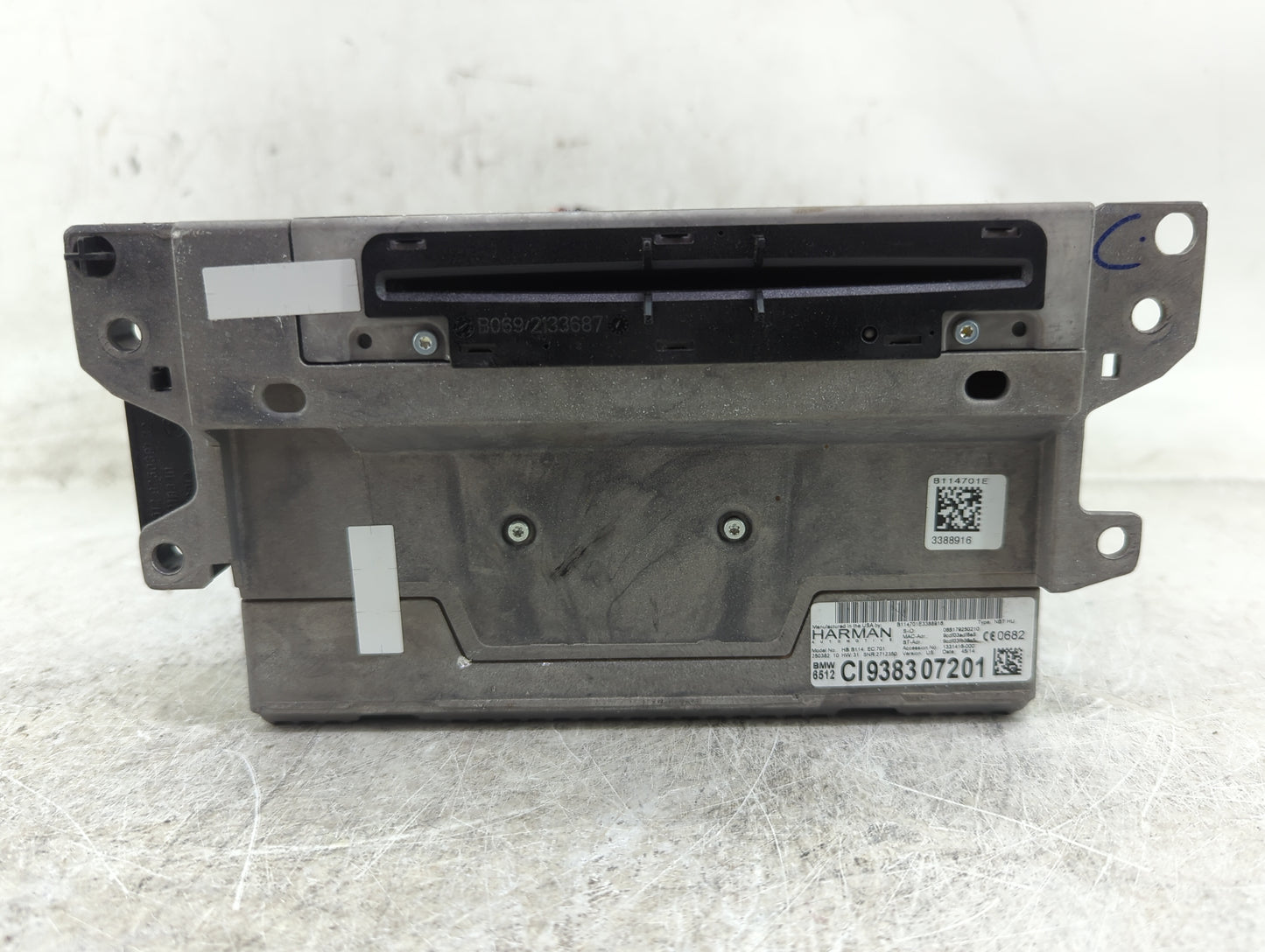2015-2016 Bmw 535i Radio AM FM Cd Player Receiver Replacement P/N:NBT HU CI9383O7201, TRGB067 Fits Fits 2014 2015 2016 OEM U