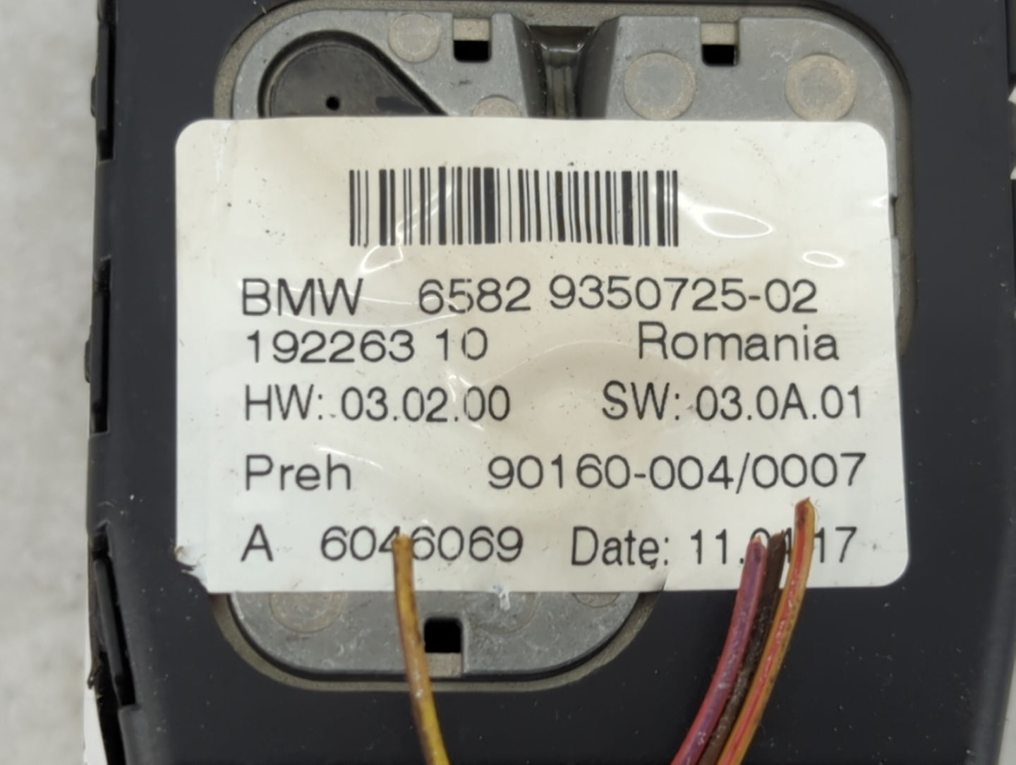 2015 Bmw 640i Radio AM FM Cd Player Receiver Replacement P/N:65829350725-02 Fits OEM Used Auto Parts - Oemusedautoparts1.com