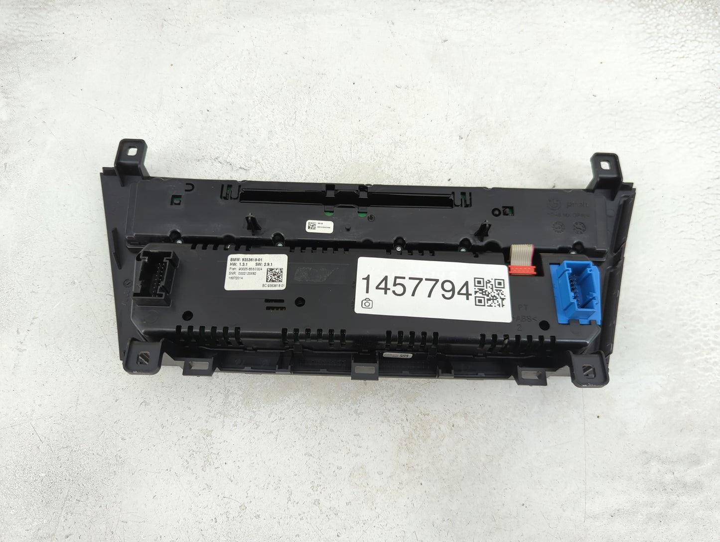 2012-2018 Bmw 640i Climate Control Module Temperature AC/Heater Replacement P/N:9353618-01 Fits OEM Used Auto Parts - Oemuse