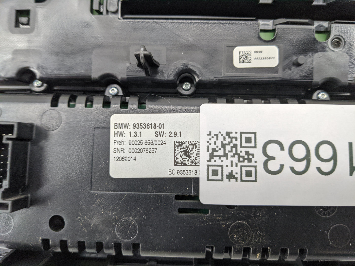 2012-2018 Bmw 650i Climate Control Module Temperature AC/Heater Replacement P/N:9353618-01 Fits OEM Used Auto Parts - Oemuse