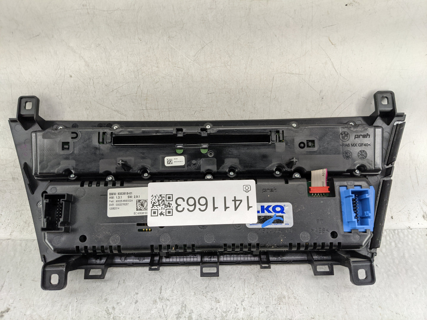 2012-2018 Bmw 650i Climate Control Module Temperature AC/Heater Replacement P/N:9353618-01 Fits OEM Used Auto Parts - Oemuse