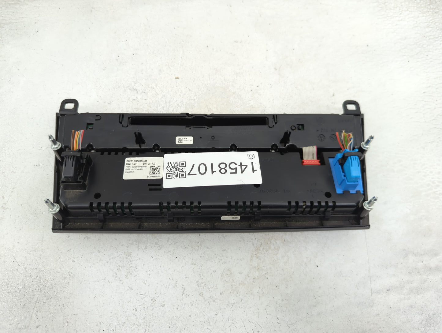 2015 Bmw 750 Climate Control Module Temperature AC/Heater Replacement P/N:9388985-01 90025-596/0031 Fits OEM Used Auto Parts