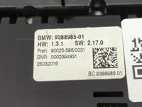 2015 Bmw 750 Climate Control Module Temperature AC/Heater Replacement P/N:9388985-01 90025-596/0031 Fits OEM Used Auto Parts