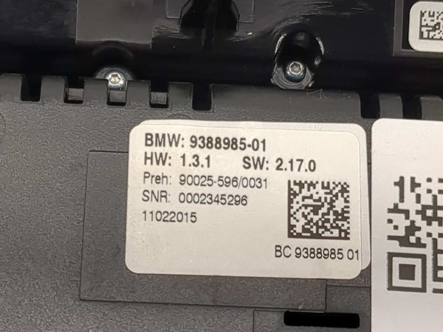 Bmw 750 Radio Control Panel - Oemusedautoparts1.com