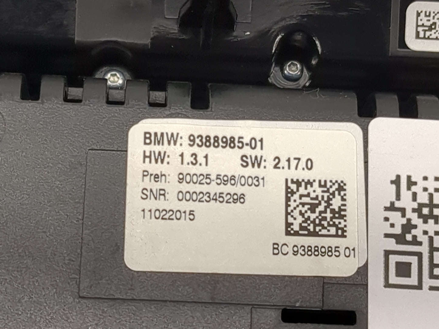 Bmw 750 Radio Control Panel - Oemusedautoparts1.com