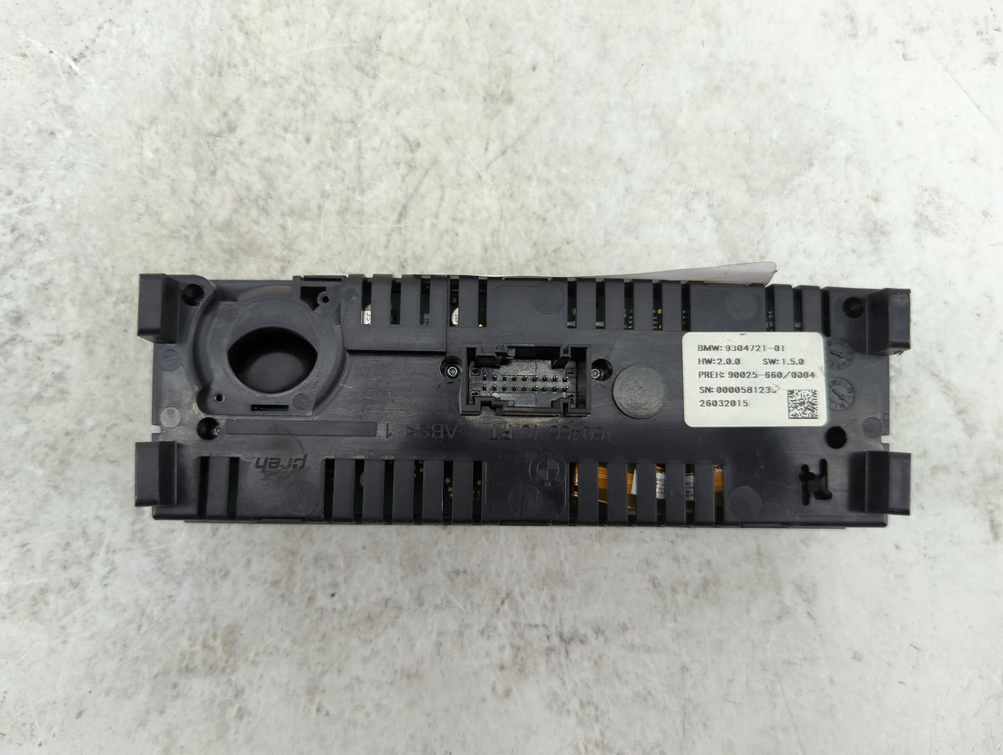 2009-2015 Bmw 750 Climate Control Module Temperature AC/Heater Replacement P/N:9304721-01 90025-660/0004 Fits OEM Used Auto 