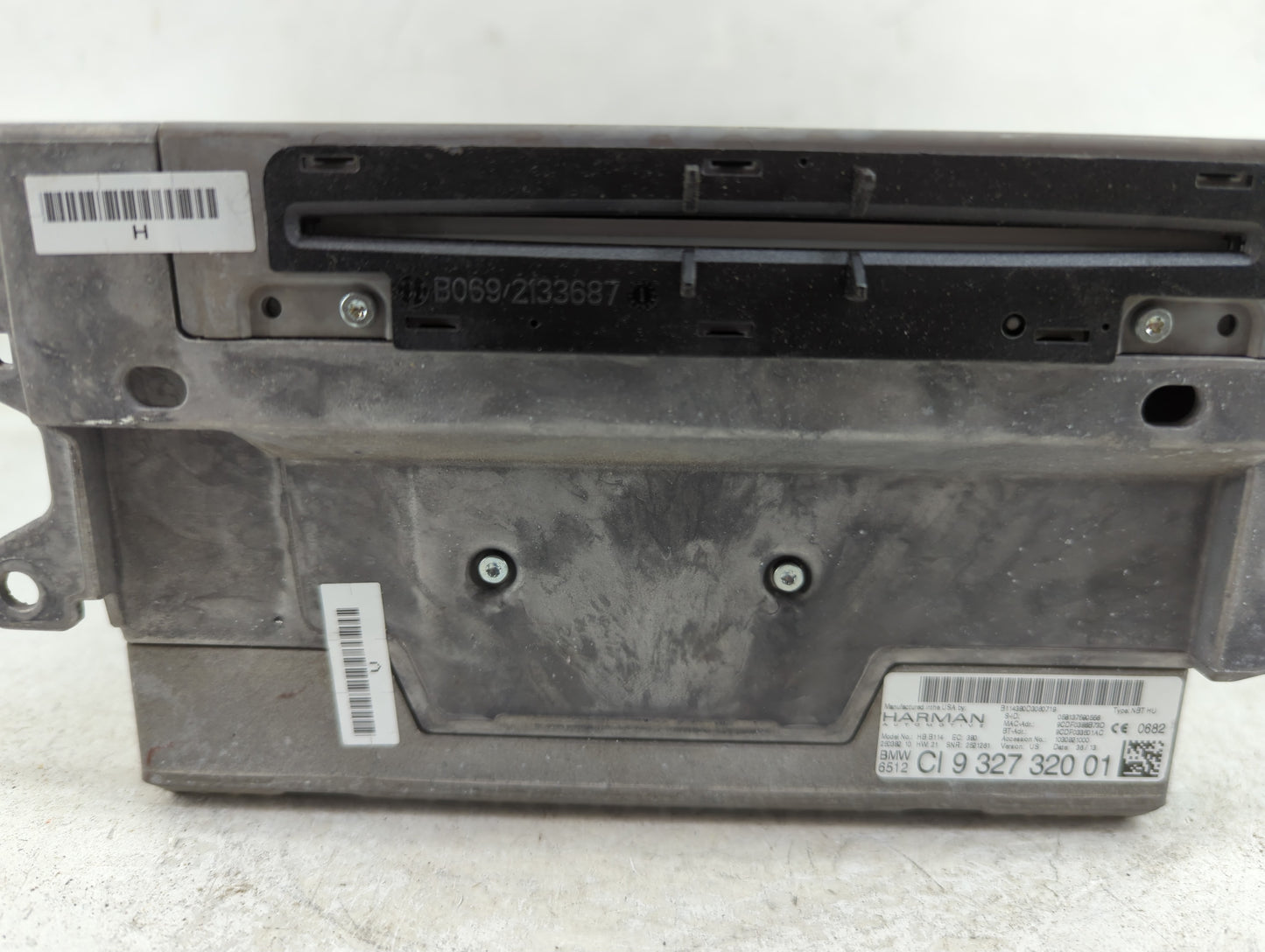2014-2015 Bmw 750i Radio AM FM Cd Player Receiver Replacement P/N:9 327 320 01 Fits Fits 2014 2015 2016 2017 2019 OEM Used A