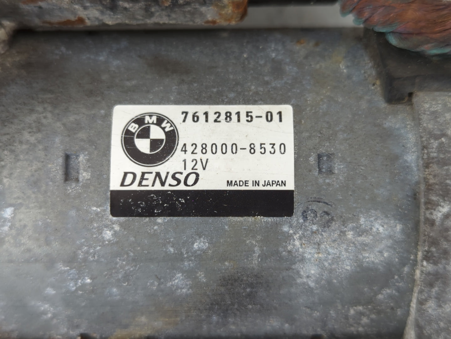 2013-2015 Bmw 750i Car Starter Motor Solenoid OEM P/N:7612815-01 Fits Fits 2012 2013 2014 2015 2016 2017 2018 2019 OEM Used 