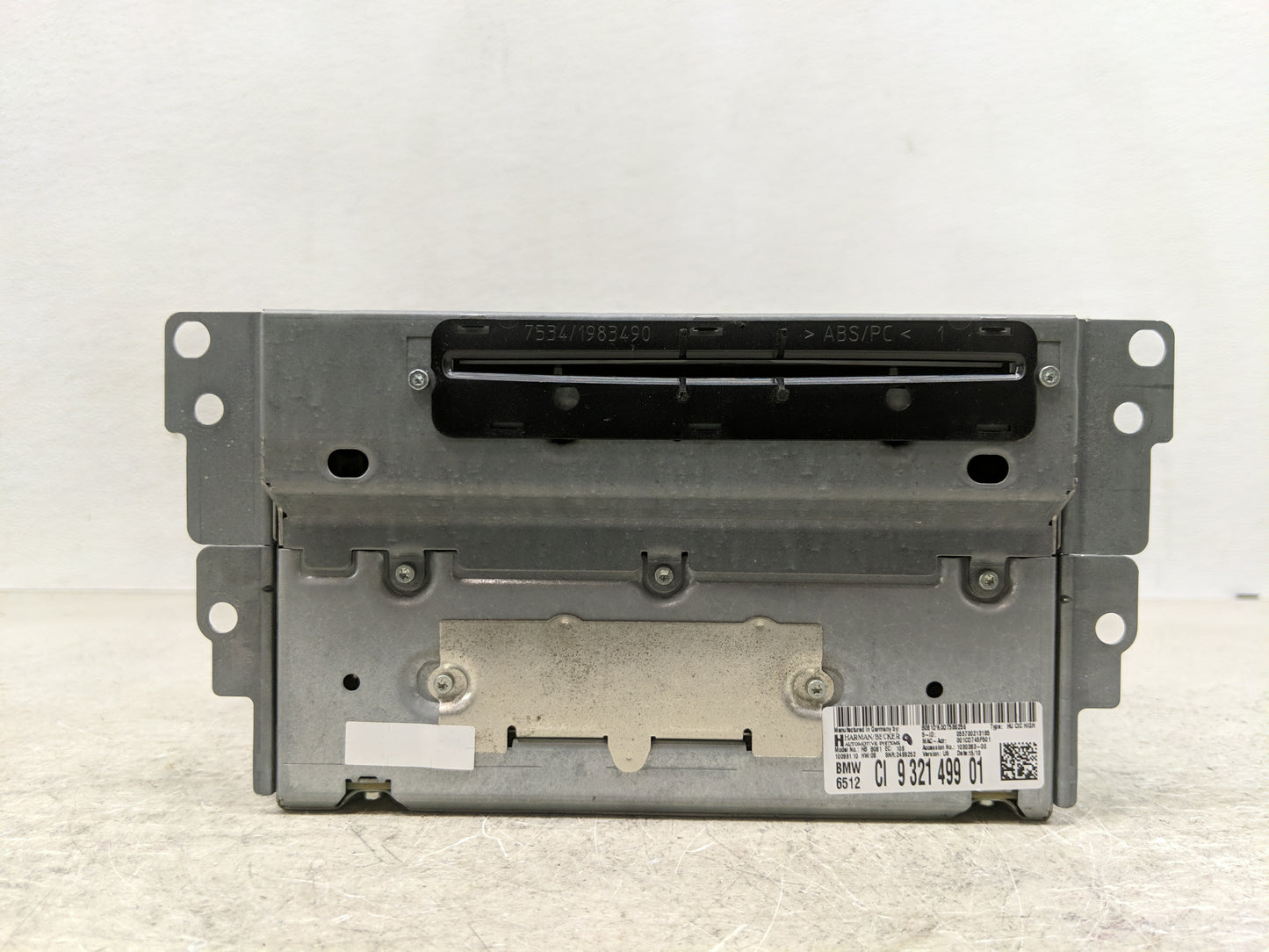 2014-2016 Bmw M6 Radio AM FM Cd Player Receiver Replacement P/N:CI928924901 Fits Fits 2014 2015 2016 2017 OEM Used Auto Part
