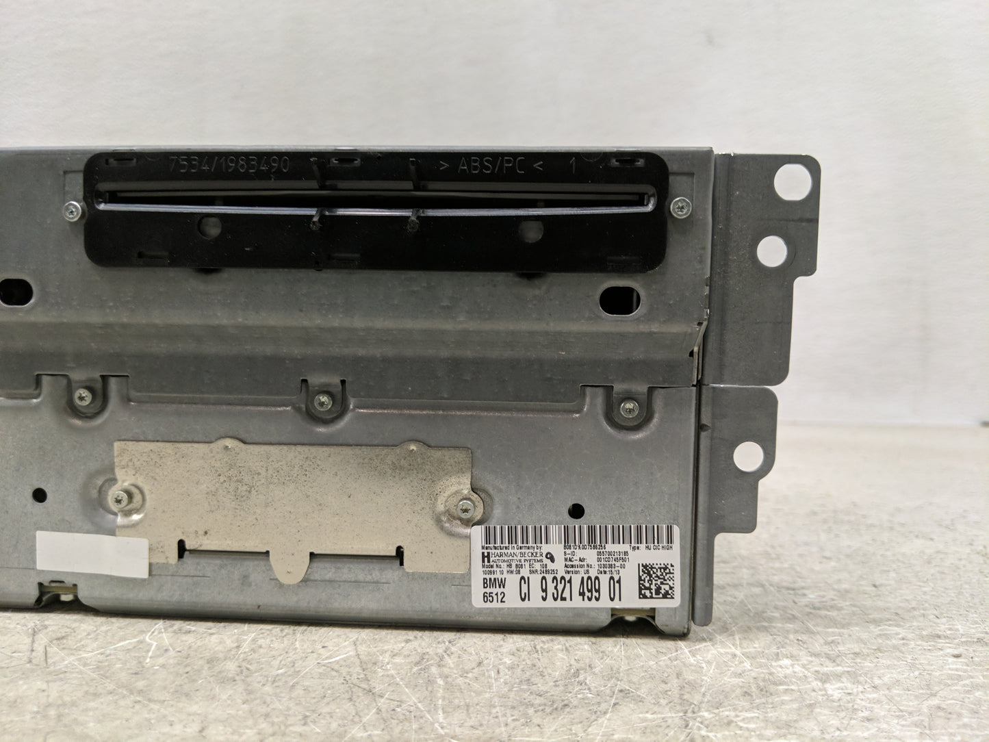 2014-2016 Bmw M6 Radio AM FM Cd Player Receiver Replacement P/N:CI928924901 Fits Fits 2014 2015 2016 2017 OEM Used Auto Part