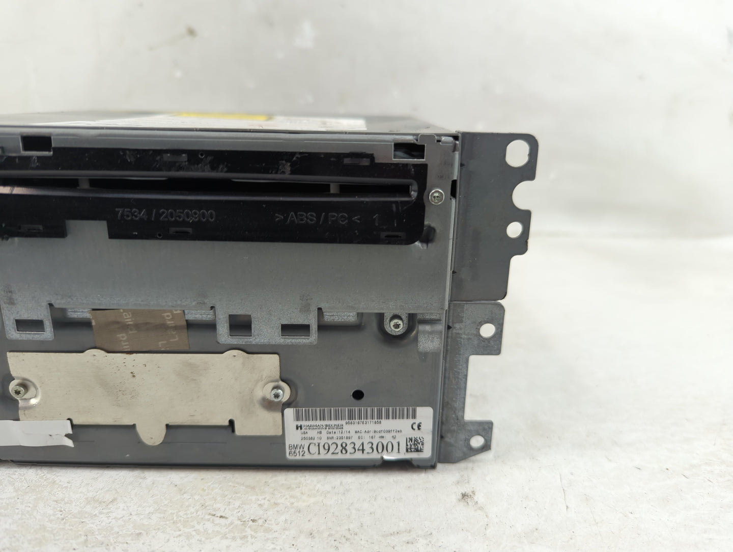 2012-2015 Bmw X1 Radio AM FM Cd Player Receiver Replacement P/N:C1928343001 Fits Fits 2011 2012 2013 2014 2015 2016 OEM Used