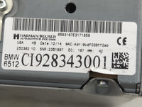 2012-2015 Bmw X1 Radio AM FM Cd Player Receiver Replacement P/N:C1928343001 Fits Fits 2011 2012 2013 2014 2015 2016 OEM Used