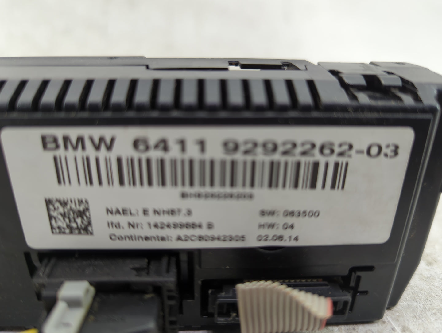 2012-2015 Bmw X1 Climate Control Module Temperature AC/Heater Replacement P/N:6411 9292262-03 9292262-03 Fits OEM Used Auto 