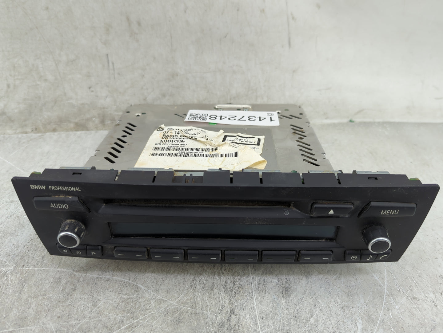 2015 Bmw X1 Radio AM FM Cd Player Receiver Replacement P/N:9343213-02 VD103562ESSION/CD, A2C92477101 Fits OEM Used Auto Part
