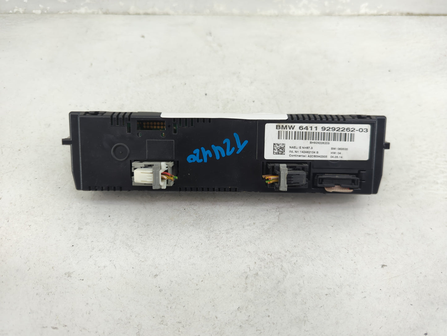 2012-2015 Bmw X1 Climate Control Module Temperature AC/Heater Replacement P/N:64119292262-03 A2C80942305 Fits OEM Used Auto 