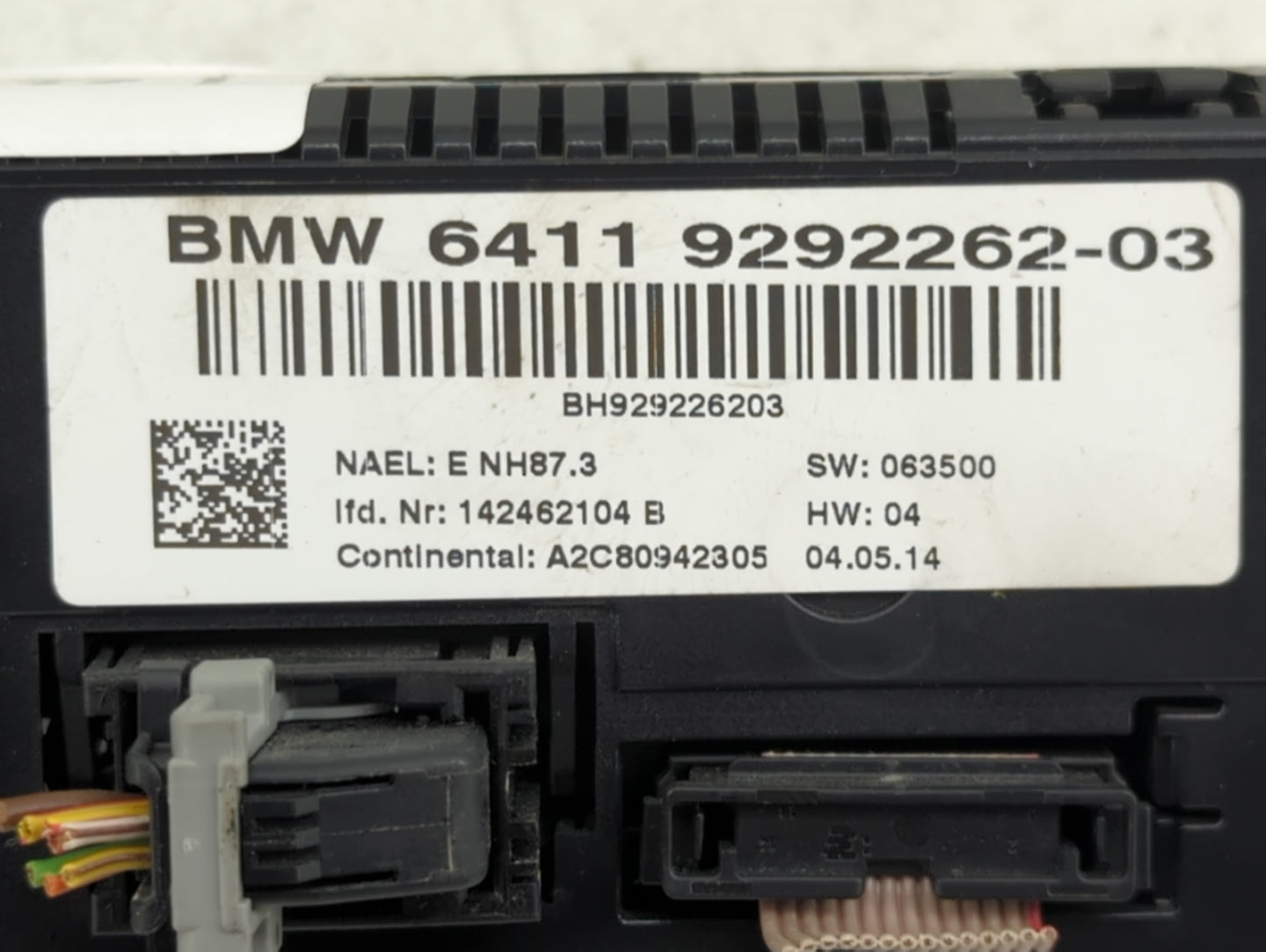 2012-2015 Bmw X1 Climate Control Module Temperature AC/Heater Replacement P/N:64119292262-03 A2C80942305 Fits OEM Used Auto 