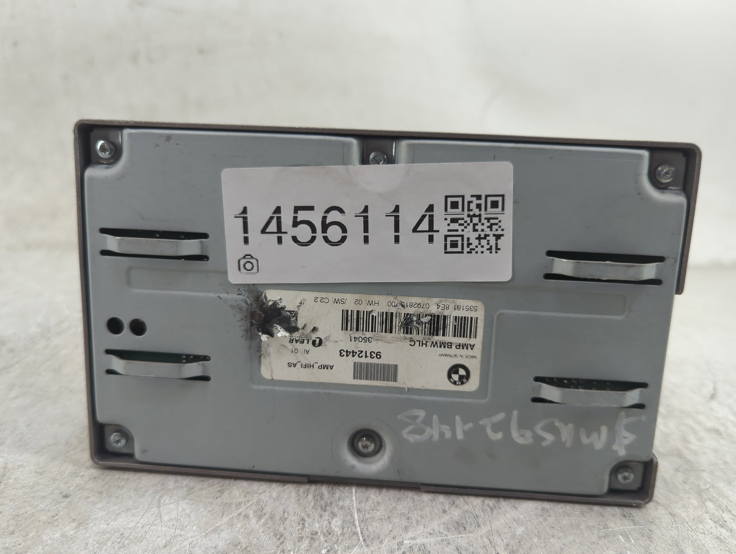 2012-2015 Bmw X1 Radio Speaker Amplifier 9312443|535181 - Oemusedautoparts1.com