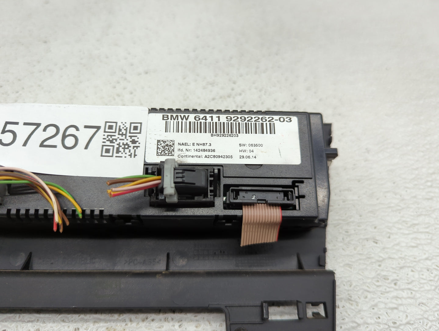 2012-2015 Bmw X1 Climate Control Module Temperature AC/Heater Replacement P/N:9292262-03 Fits Fits 2010 2011 2012 2013 2014 