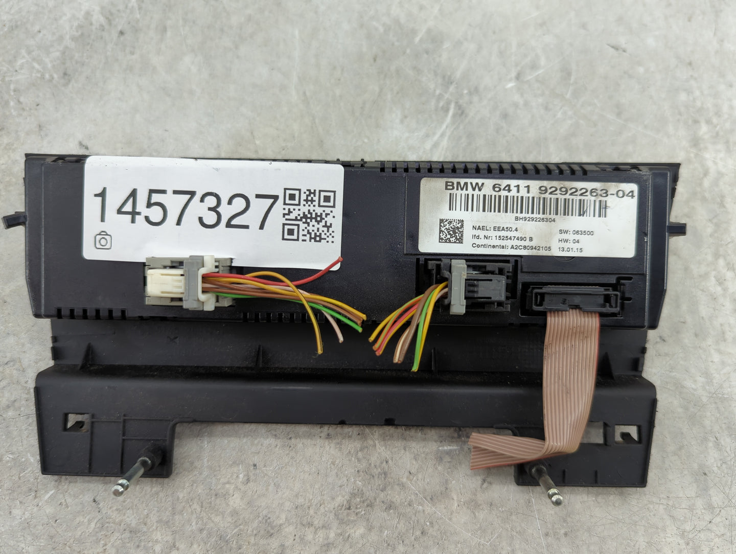 2012-2015 Bmw X1 Climate Control Module Temperature AC/Heater Replacement P/N:9292263-04 Fits Fits 2010 2011 2012 2013 2014 