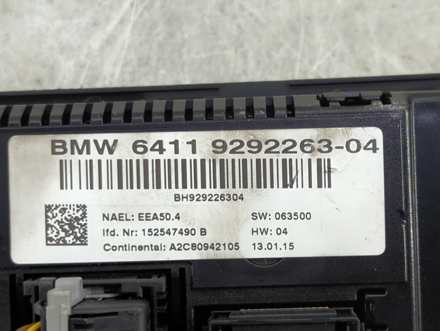 2012-2015 Bmw X1 Climate Control Module Temperature AC/Heater Replacement P/N:9292263-04 Fits Fits 2010 2011 2012 2013 2014 