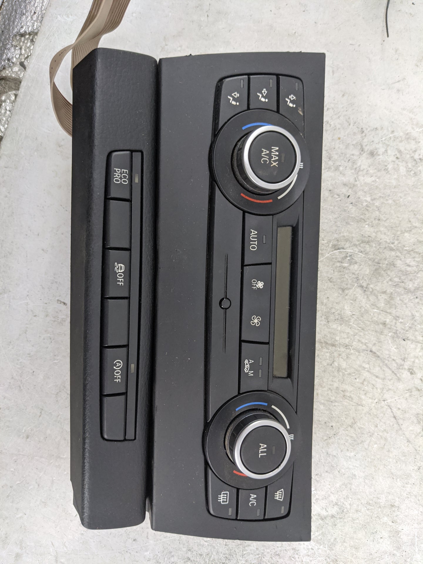 2012-2015 Bmw X1 Climate Control Module Temperature AC/Heater Replacement P/N:64119292263-04 EEA50.4 Fits OEM Used Auto Part
