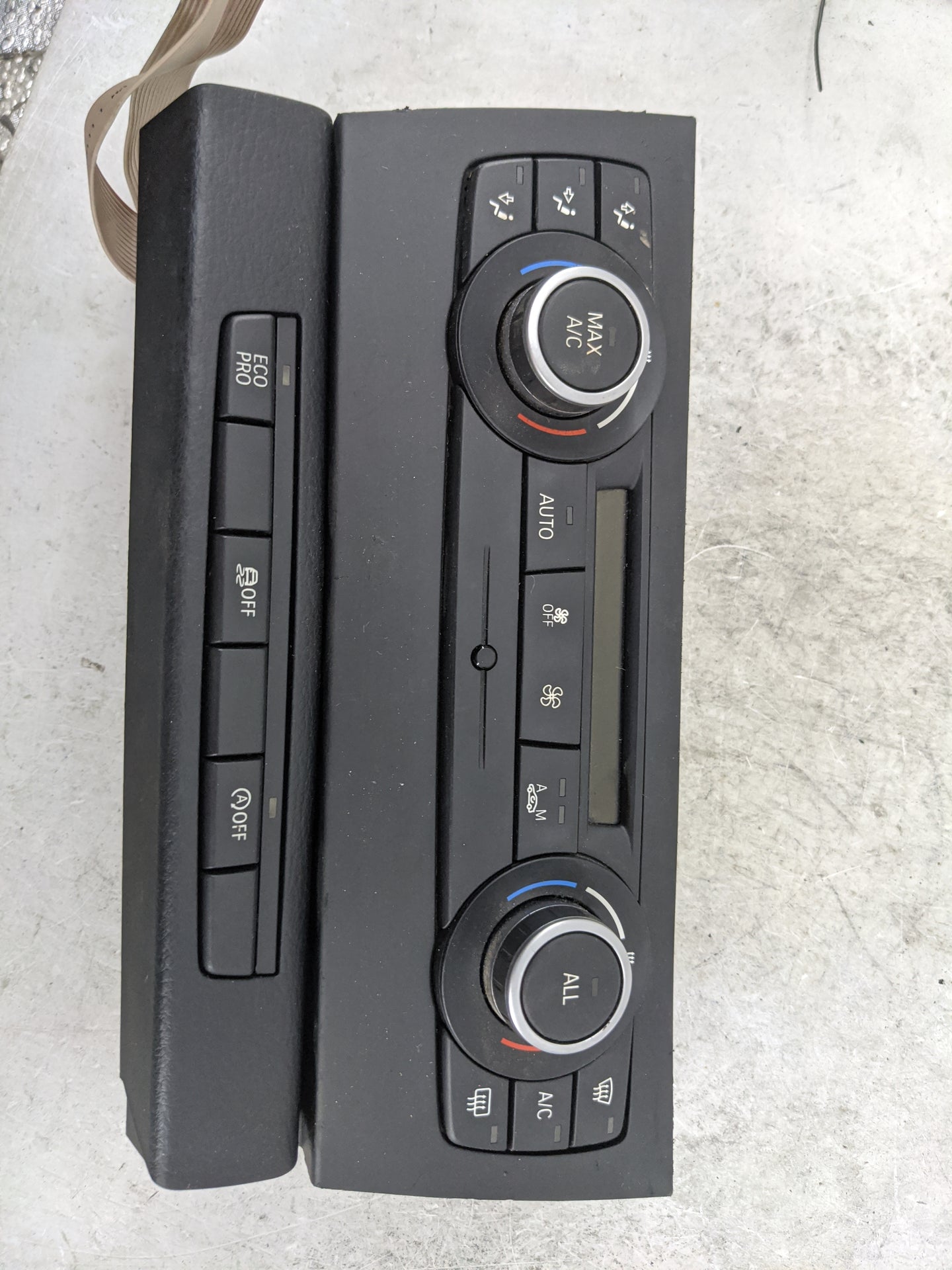 2012-2015 Bmw X1 Climate Control Module Temperature AC/Heater Replacement P/N:64119292263-04 EEA50.4 Fits OEM Used Auto Part
