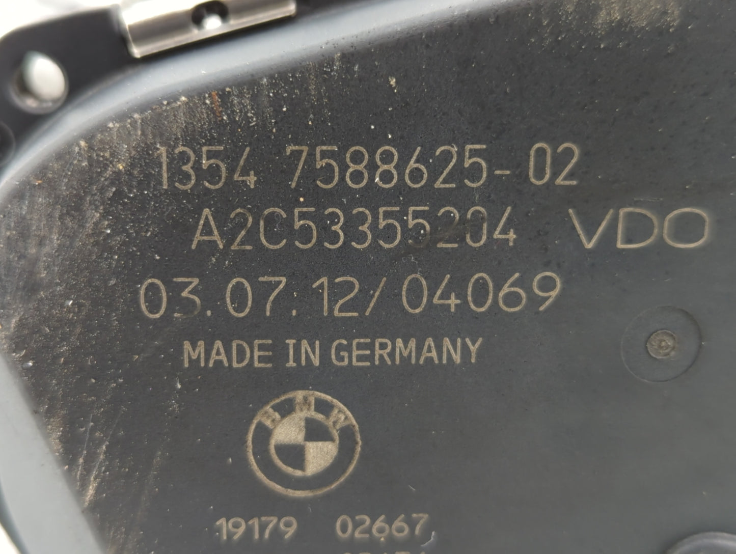2012-2015 Bmw X1 Throttle Body P/N:1354 7588625-02 1354 7588625-03, 1354 7588625 Fits Fits 2012 2013 2014 2015 2016 2017 201