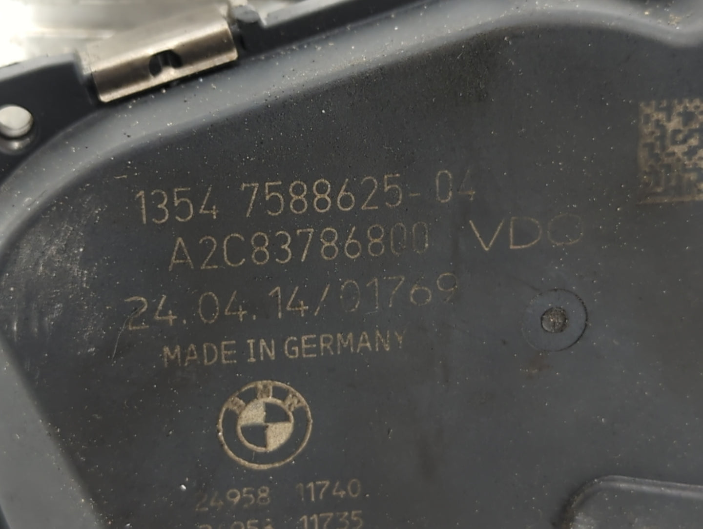2012-2015 Bmw X1 Throttle Body P/N:1354 7588625-04 1354 7588625-03 Fits Fits 2012 2013 2014 2015 2016 2017 2018 OEM Used Aut