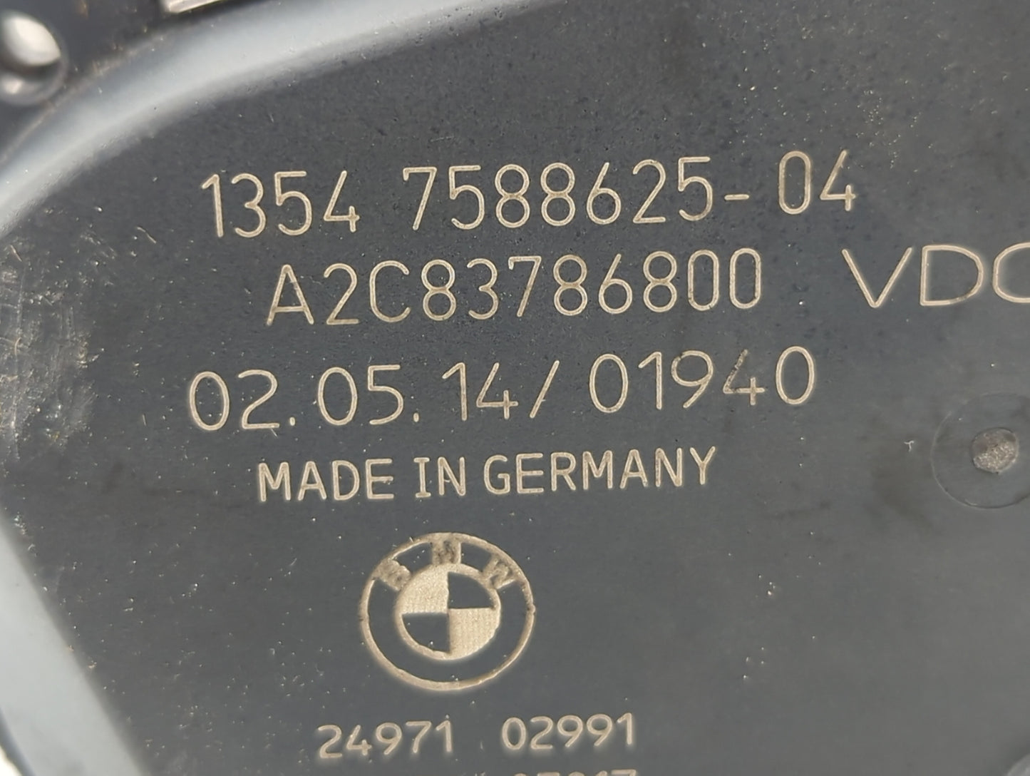 2012-2015 Bmw X1 Throttle Body P/N:1354 7588625-04 1354 7588625-03 Fits Fits 2012 2013 2014 2015 2016 2017 2018 OEM Used Aut