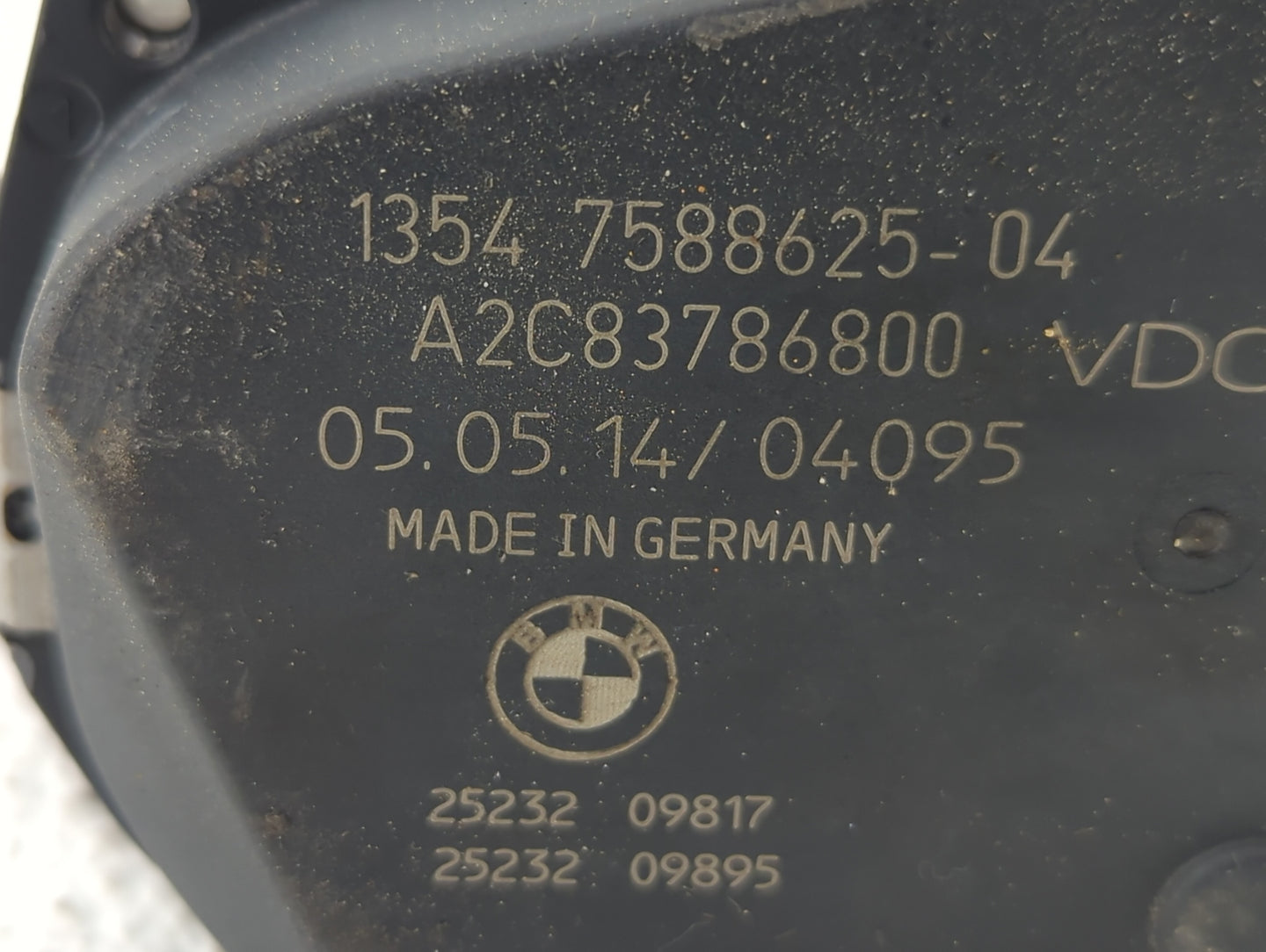 2012-2015 Bmw X1 Throttle Body P/N:1354 7588625-04 1354 7588625-03 Fits Fits 2012 2013 2014 2015 2016 2017 2018 OEM Used Aut