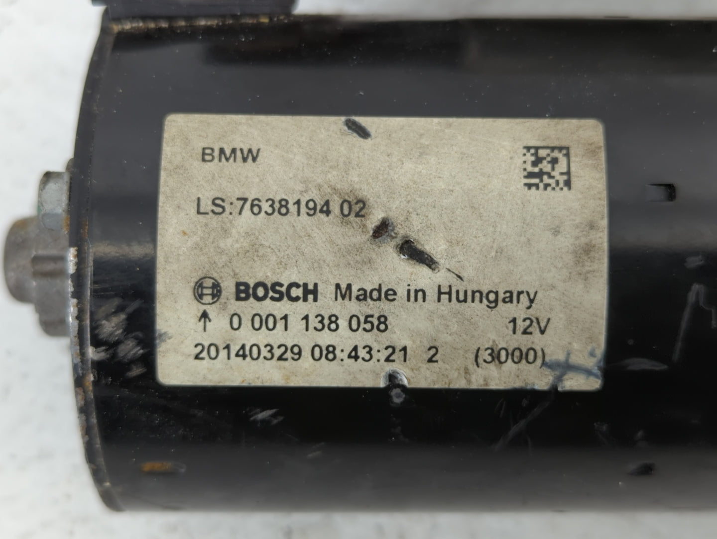2012-2015 Bmw X1 Car Starter Motor Solenoid OEM P/N:20140329 0 001 138 058 Fits Fits 2012 2013 2014 2015 2016 2017 2018 OEM 