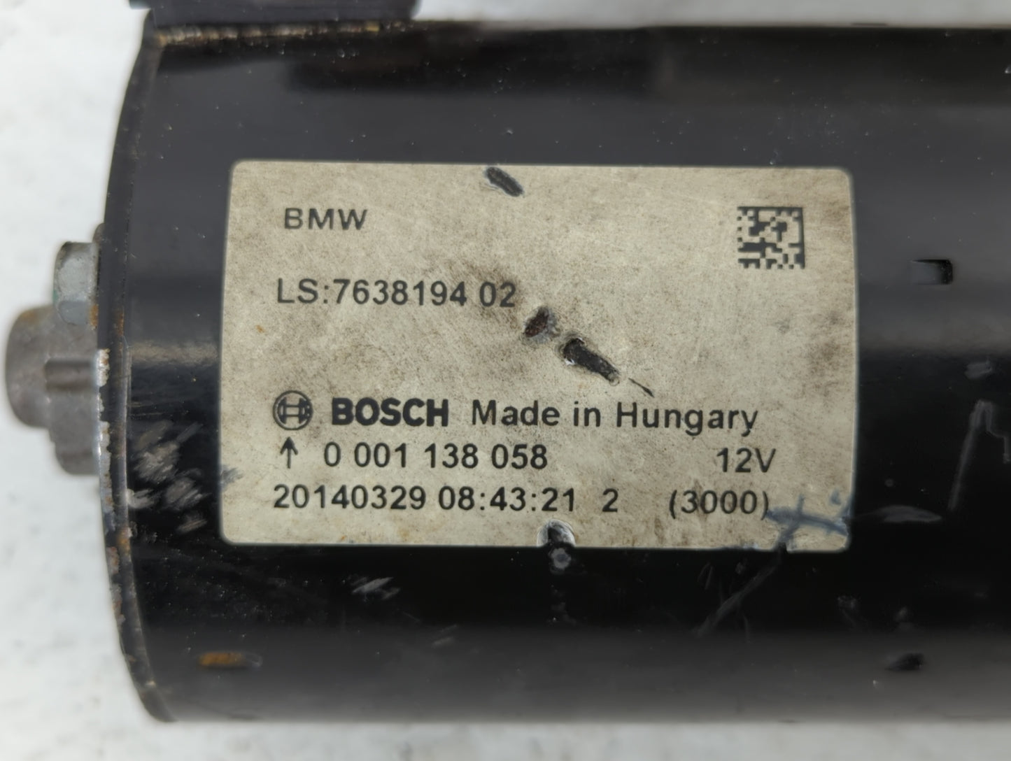 2012-2015 Bmw X1 Car Starter Motor Solenoid OEM P/N:20140329 0 001 138 058 Fits Fits 2012 2013 2014 2015 2016 2017 2018 OEM 