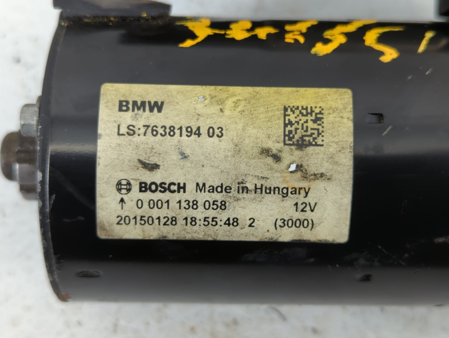 2012-2015 Bmw X1 Car Starter Motor Solenoid OEM P/N:7638194 03 Fits Fits 2012 2013 2014 2015 2016 2017 OEM Used Auto Parts -