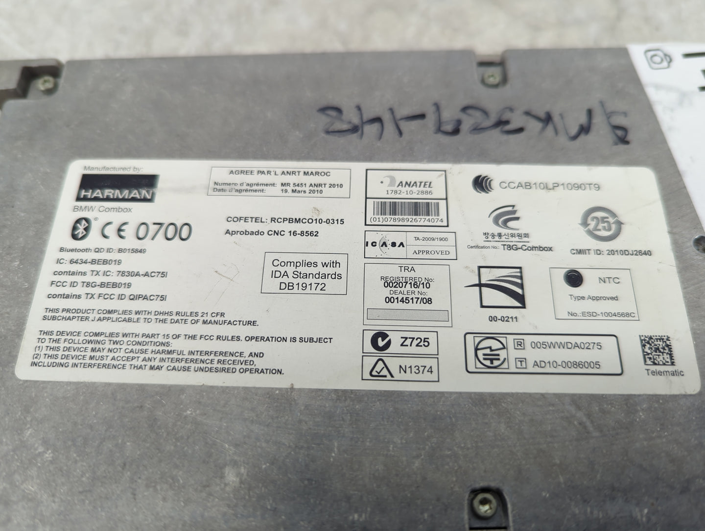 2011-2016 Bmw X3 Telematics Control Module 1452849 - Oemusedautoparts1.com