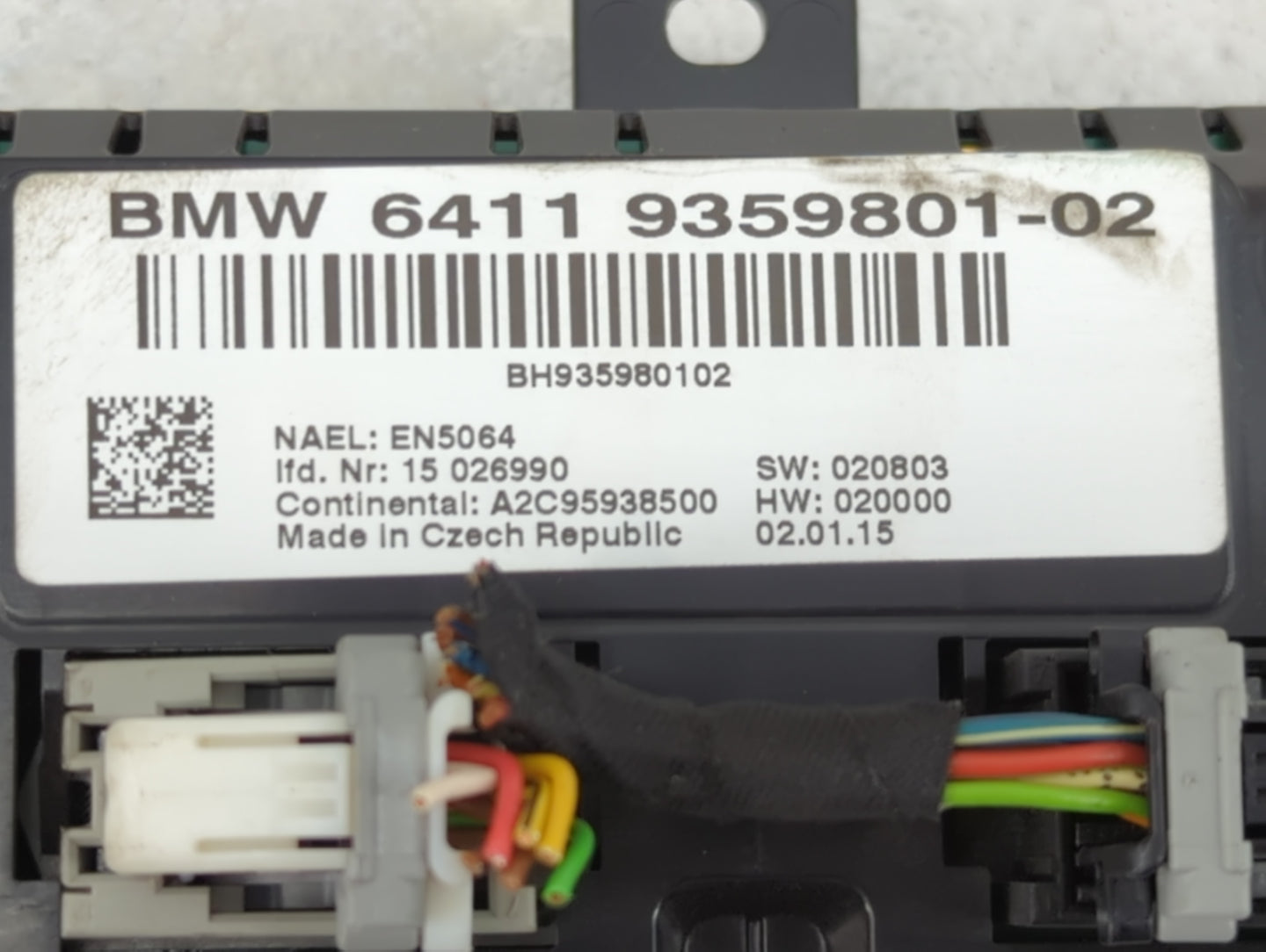 2015-2017 Bmw X3 Climate Control Module Temperature AC/Heater Replacement P/N:9359801-02 Fits Fits 2015 2016 2017 2018 OEM U