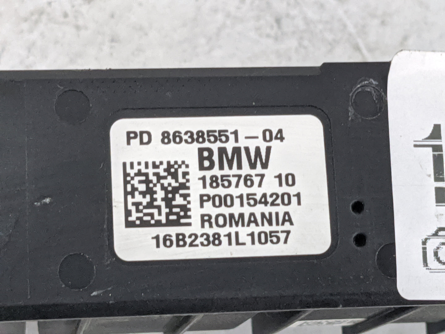 2015 Bmw X3 Fusebox Fuse Box Panel Relay Module P/N:8638551-04 18576710 Fits OEM Used Auto Parts - Oemusedautoparts1.com