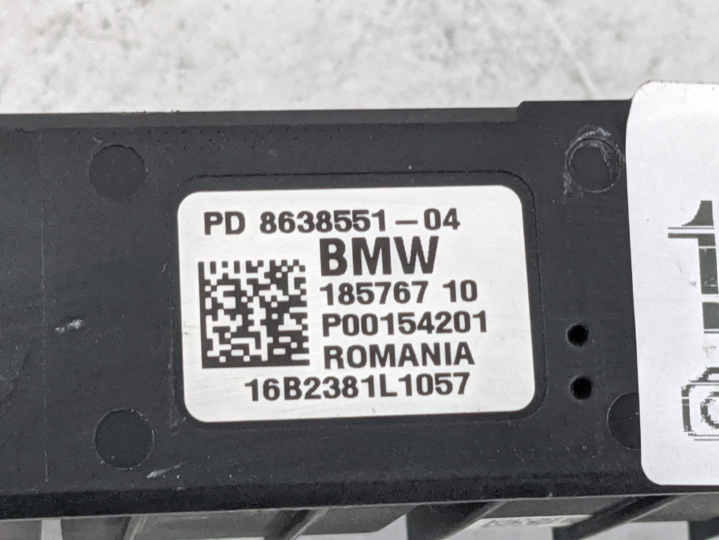 2015 Bmw X3 Fusebox Fuse Box Panel Relay Module P/N:8638551-04 18576710 Fits OEM Used Auto Parts - Oemusedautoparts1.com