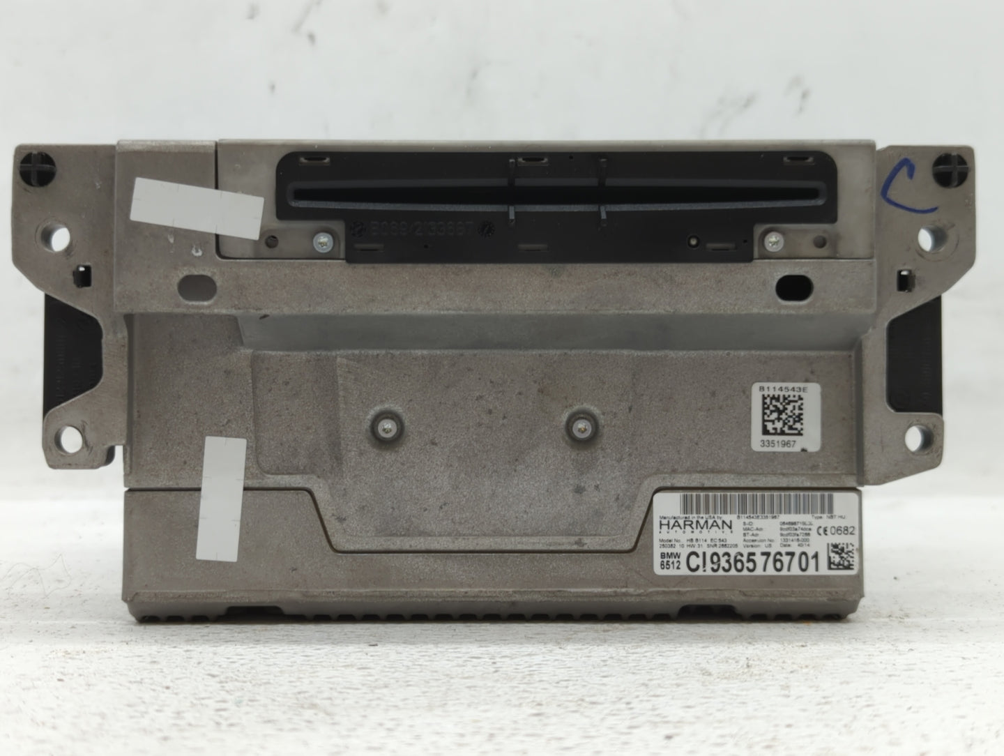 2014-2016 Bmw X3 Radio AM FM Cd Player Receiver Replacement P/N:936765301 932731901, 936576701 Fits Fits 2014 2015 2016 2017