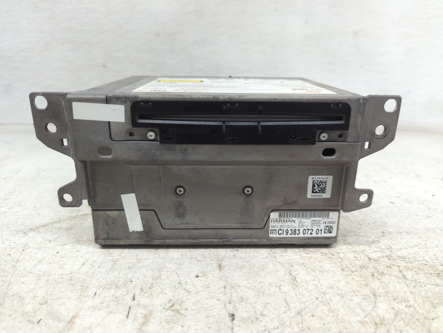 2014-2015 Bmw X5 Radio AM FM Cd Player Receiver Replacement P/N:CI938307201 HB B114 EC 701, 9383 072 01 Fits Fits 2014 2015 