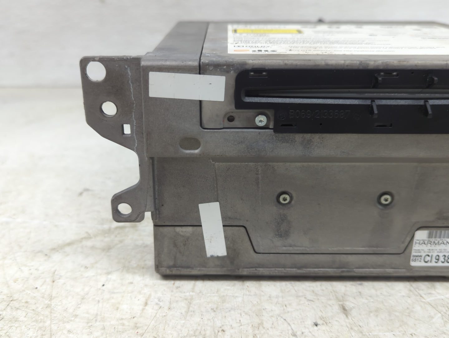 2014-2015 Bmw X5 Radio AM FM Cd Player Receiver Replacement P/N:CI938307201 HB B114 EC 701, 9383 072 01 Fits Fits 2014 2015 