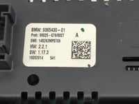 2014-2018 Bmw X5 Climate Control Module Temperature AC/Heater Replacement P/N:9365430-01 90025-679/0027 Fits OEM Used Auto P