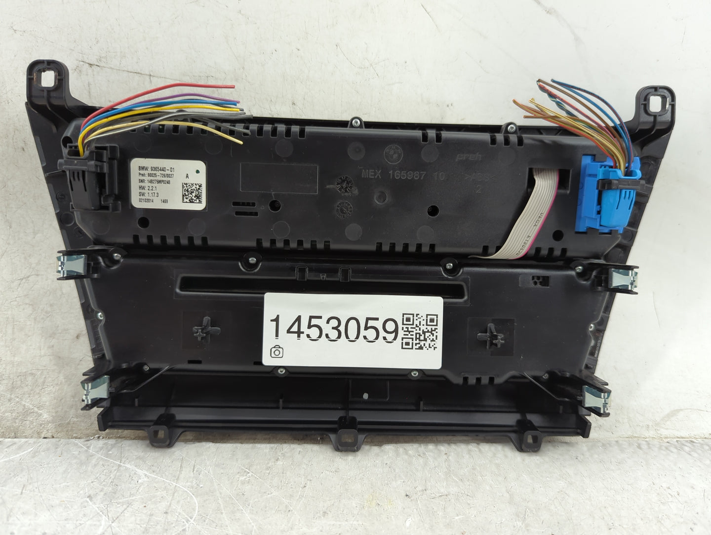 2014-2018 Bmw X5 Climate Control Module Temperature AC/Heater Replacement P/N:9365440-01 90025-726/0027 Fits OEM Used Auto P