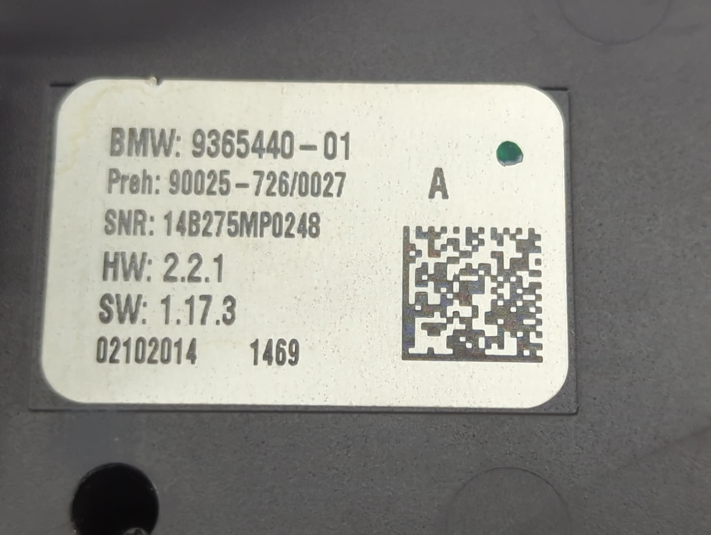 2014-2018 Bmw X5 Climate Control Module Temperature AC/Heater Replacement P/N:9365440-01 90025-726/0027 Fits OEM Used Auto P