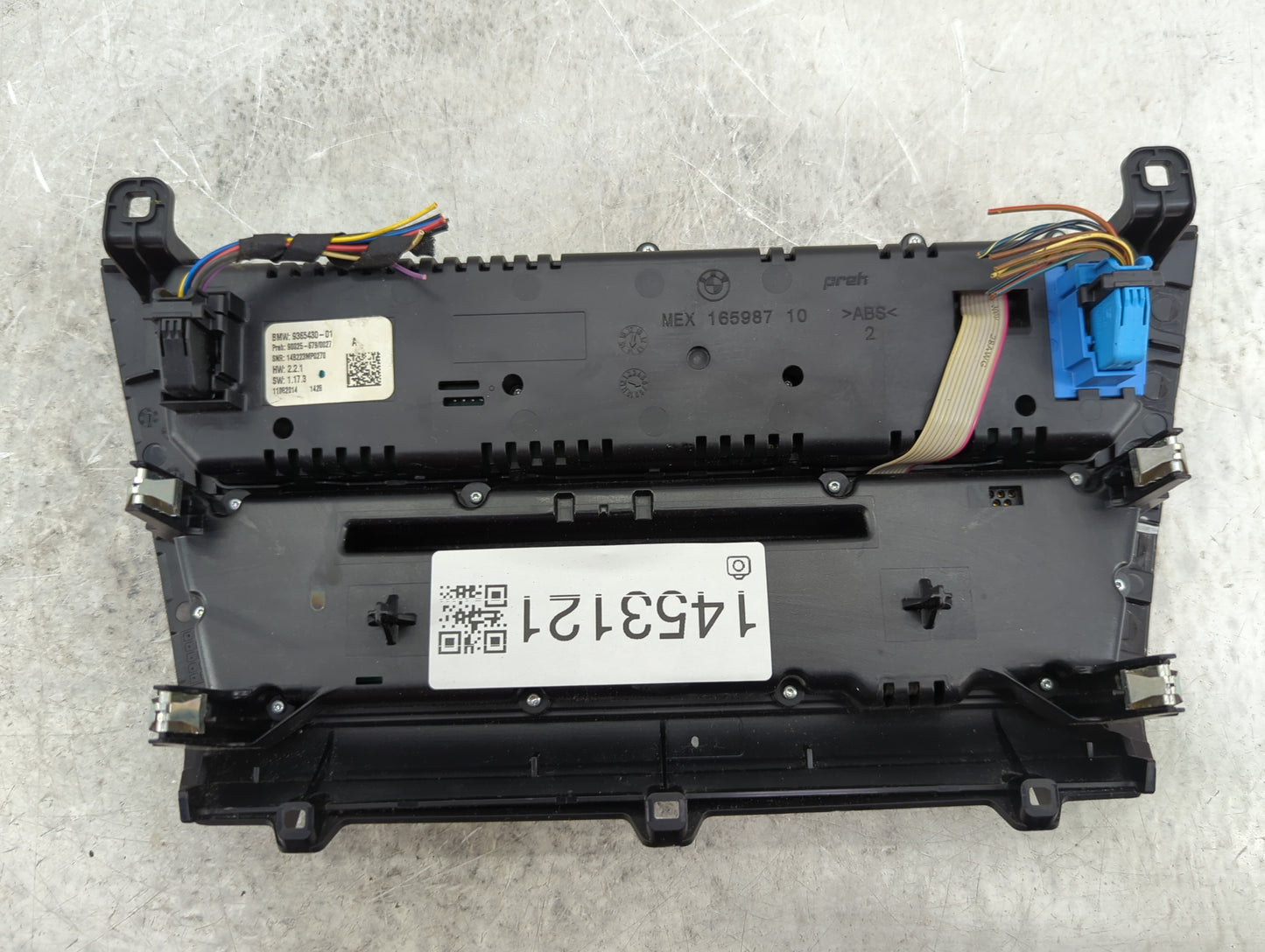2014-2018 Bmw X5 Climate Control Module Temperature AC/Heater Replacement P/N:9365430-01 90025-679/0027 Fits OEM Used Auto P