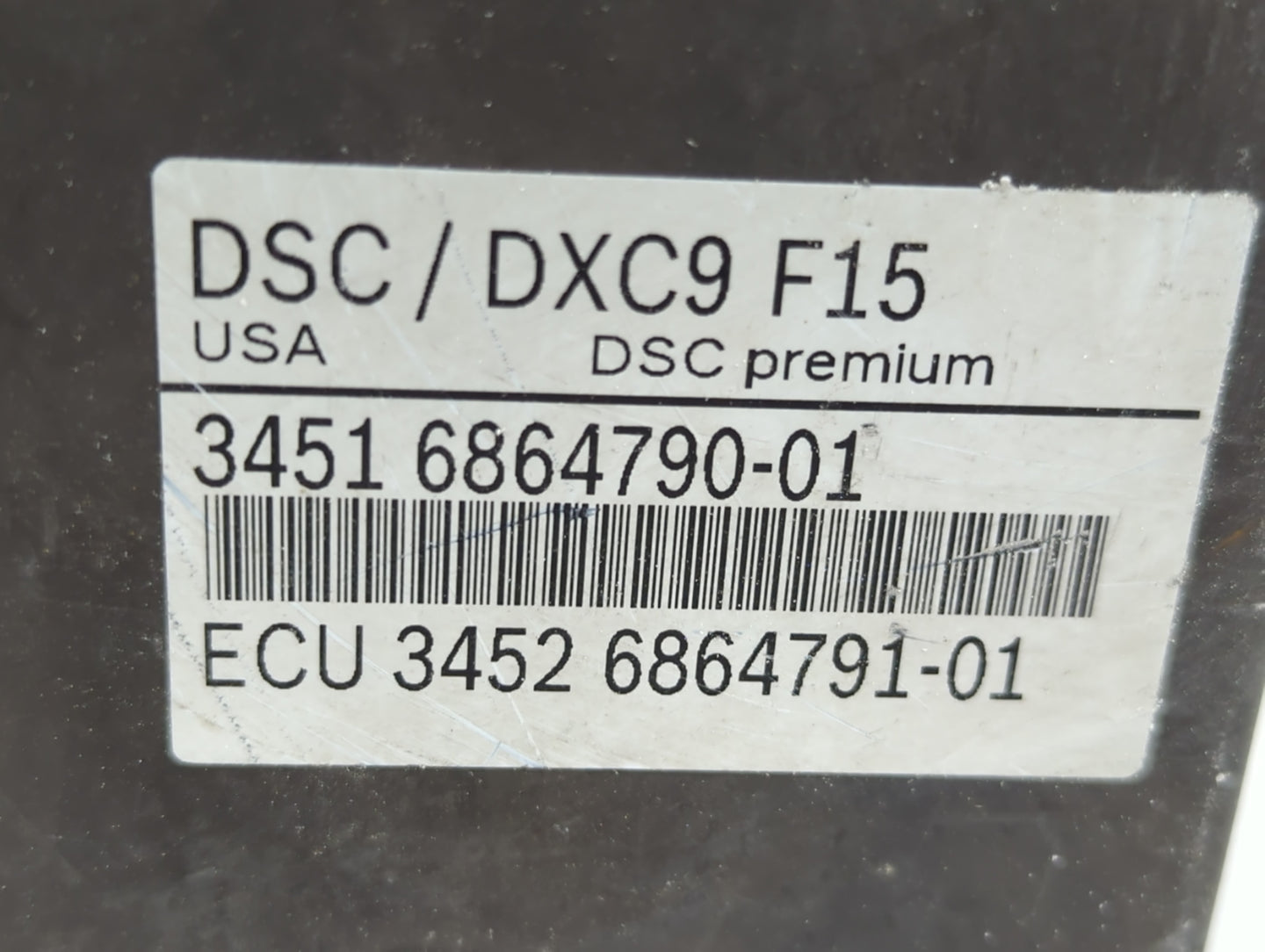 2014-2018 Bmw X5 ABS Pump Control Module Replacement P/N:6864790-01 Fits Fits 2014 2015 2016 2017 2018 2019 OEM Used Auto Pa